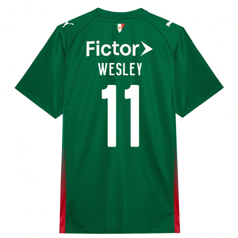 Danxen Damen Wesley #11 Grün Rot Weiß Heimtrikot Trikot 2026/27 T-Shirt Schweiz