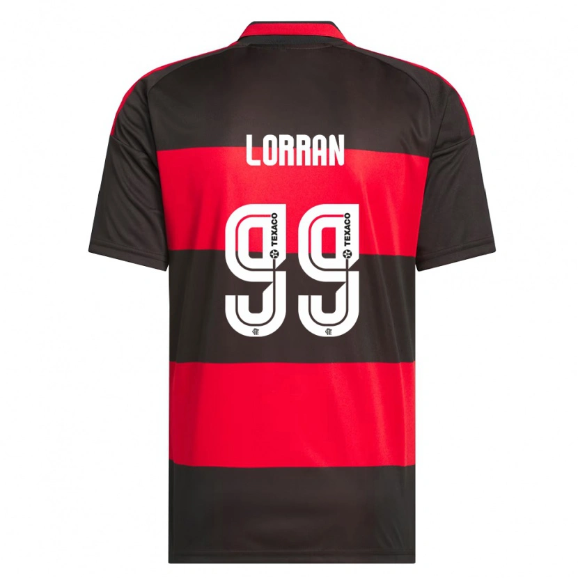 Danxen Damen Lorran Lucas Pereira De Sousa #99 Rot Schwarz Weiß Heimtrikot Trikot 2026/27 T-Shirt Schweiz