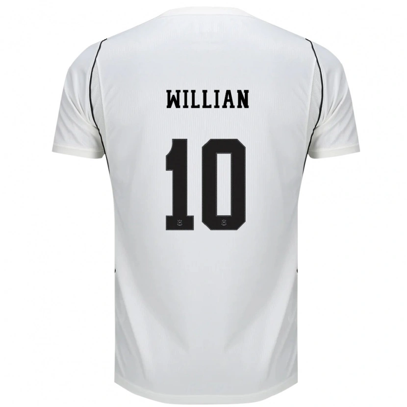 Danxen Damen Willian #10 Weiß Schwarz Rot Heimtrikot Trikot 2026/27 T-Shirt Schweiz