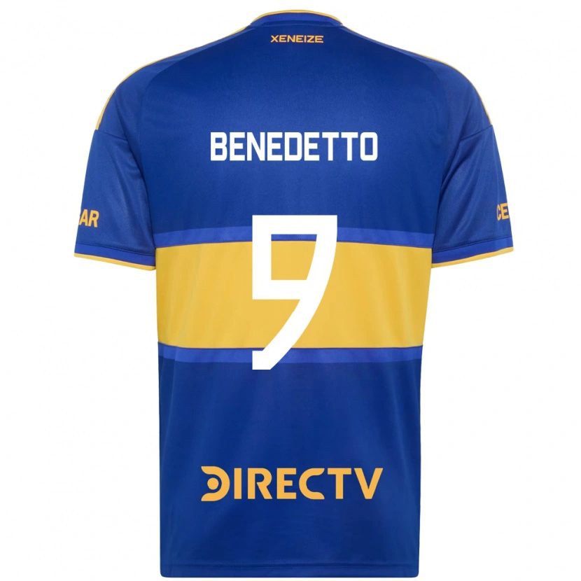 Danxen Damen Dario Benedetto #9 Königsblau Gelb Heimtrikot Trikot 2026/27 T-Shirt Schweiz
