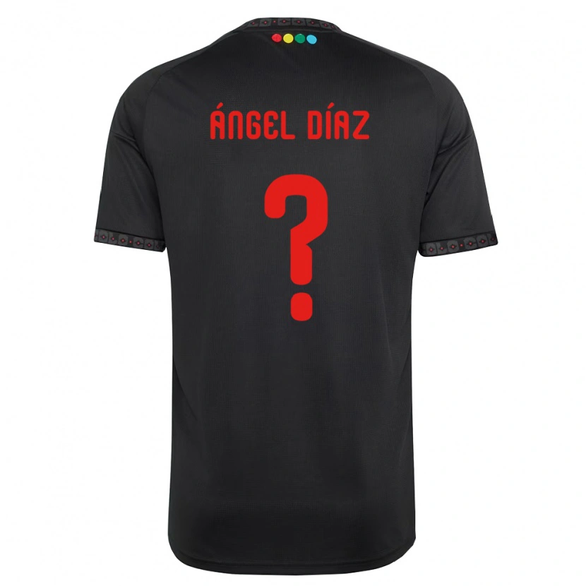 Danxen Damen Ángel Díaz #0 Schwarz Rot Auswärtstrikot Trikot 2026/27 T-Shirt Schweiz