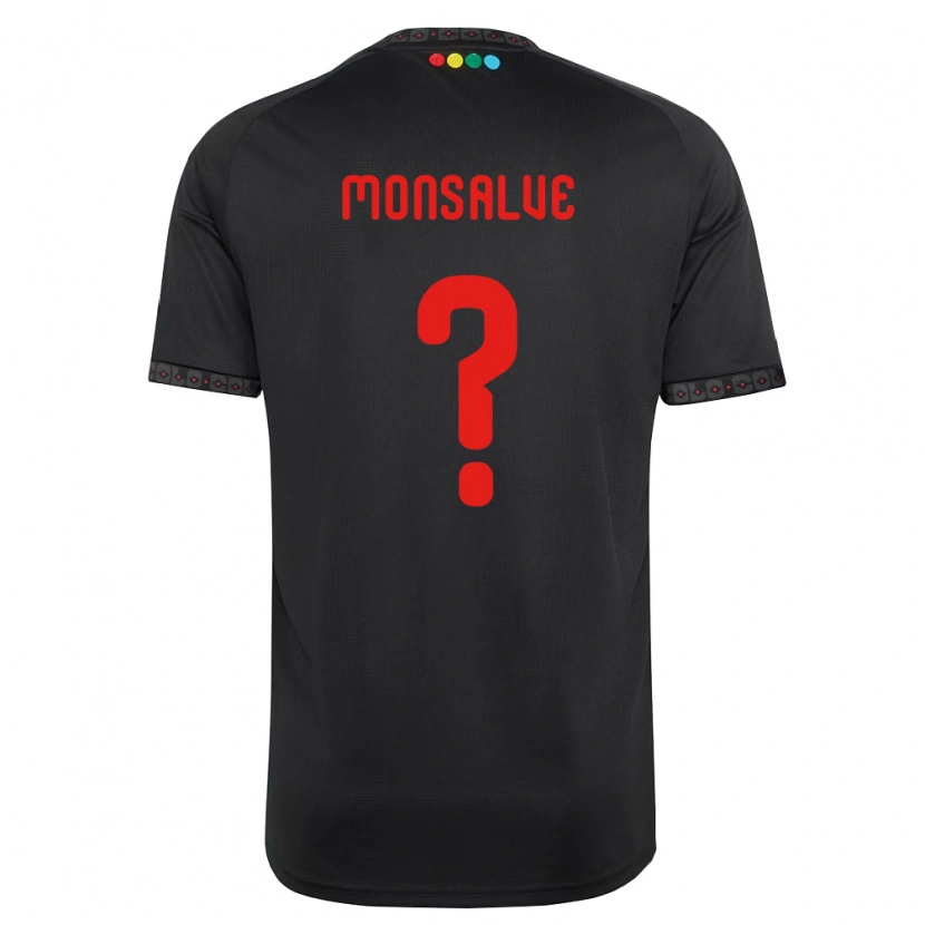 Danxen Damen Gaspar Monsalve #0 Schwarz Rot Auswärtstrikot Trikot 2026/27 T-Shirt Schweiz