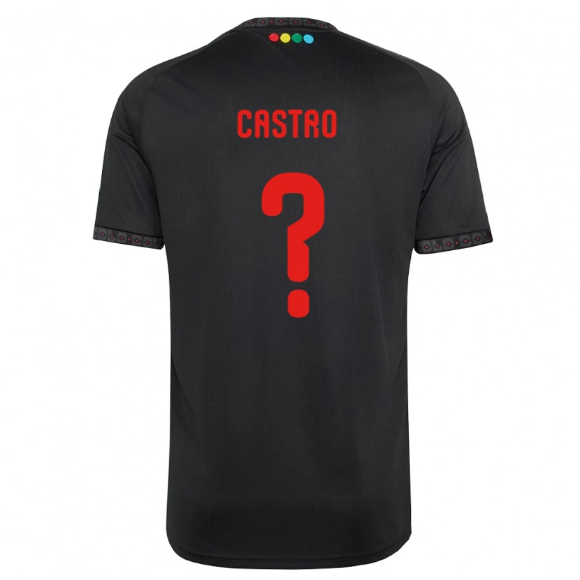 Danxen Damen Benjamín Castro #0 Schwarz Rot Auswärtstrikot Trikot 2026/27 T-Shirt Schweiz