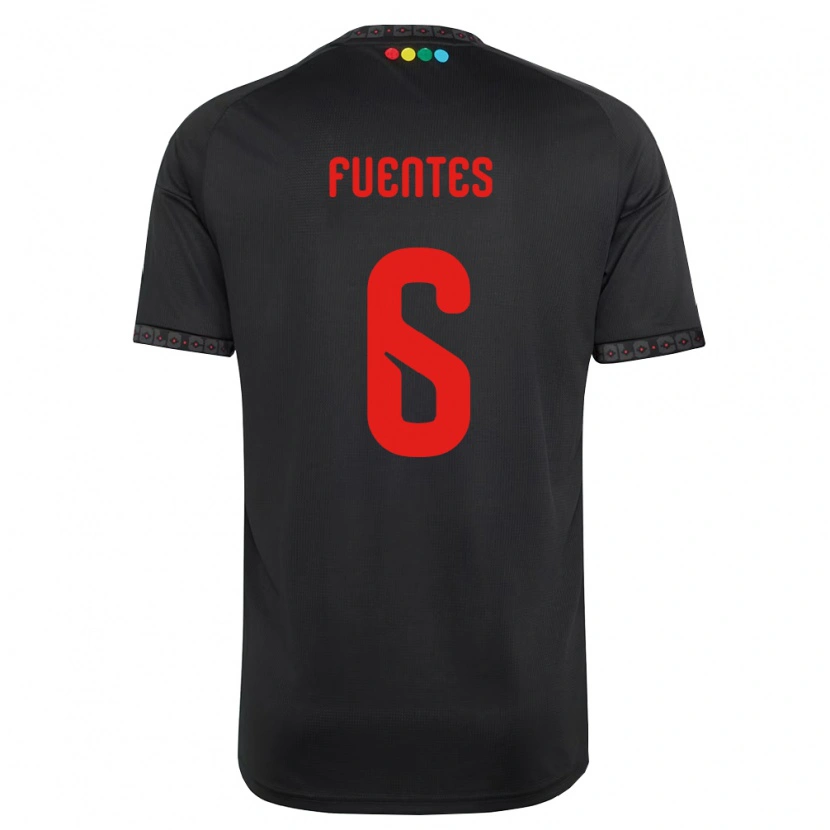 Danxen Damen César Fuentes #6 Schwarz Rot Auswärtstrikot Trikot 2026/27 T-Shirt Schweiz
