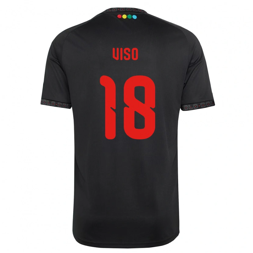 Danxen Damen Ysaura Viso #18 Schwarz Rot Auswärtstrikot Trikot 2026/27 T-Shirt Schweiz