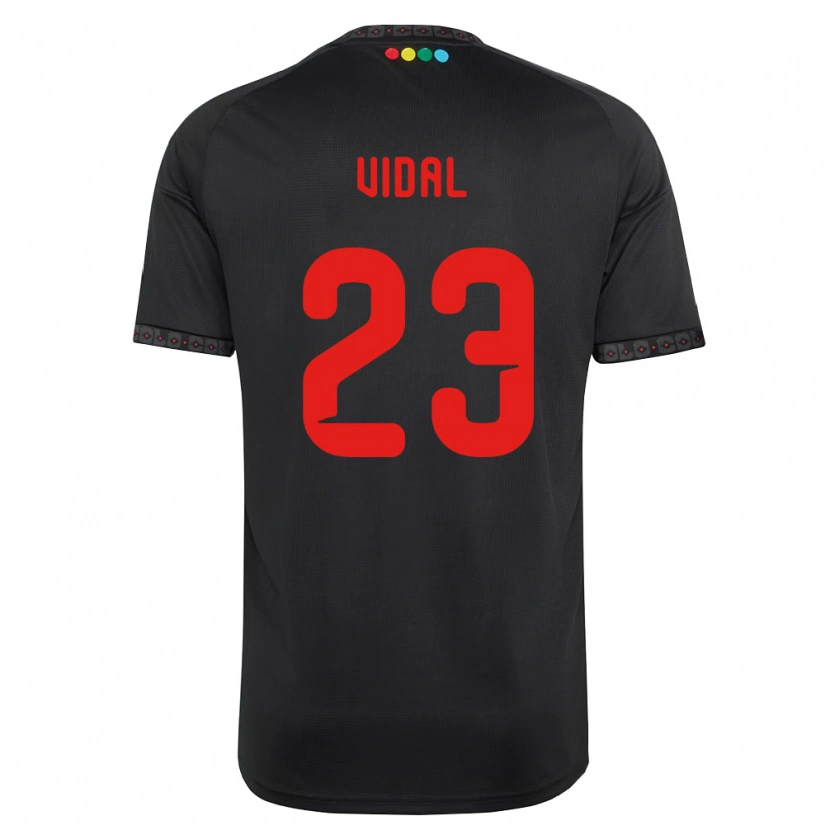 Danxen Damen Arturo Vidal #23 Schwarz Rot Auswärtstrikot Trikot 2026/27 T-Shirt Schweiz