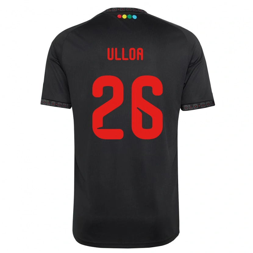 Danxen Damen Diego Ulloa #26 Schwarz Rot Auswärtstrikot Trikot 2026/27 T-Shirt Schweiz