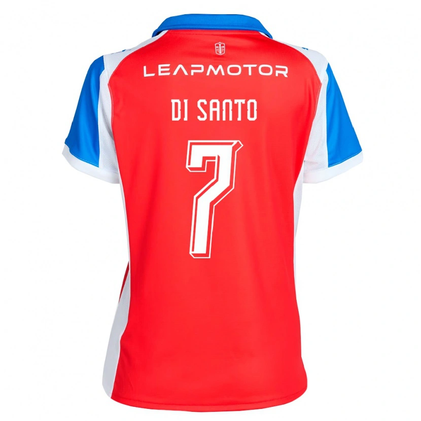 Danxen Damen Franco Di Santo #7 Rot Blau Auswärtstrikot Trikot 2026/27 T-Shirt Schweiz