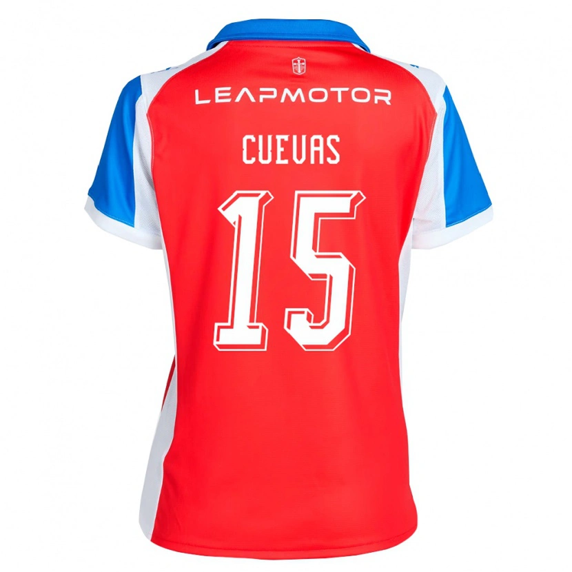 Danxen Damen Cristian Cuevas #15 Rot Blau Auswärtstrikot Trikot 2026/27 T-Shirt Schweiz