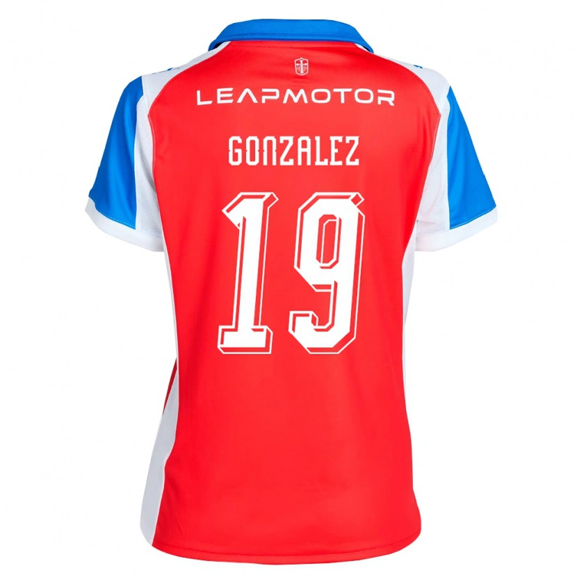 Danxen Damen Bryan González #19 Rot Blau Auswärtstrikot Trikot 2026/27 T-Shirt Schweiz