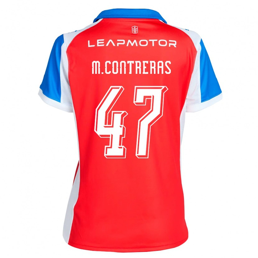 Danxen Damen Mathías Contreras #47 Rot Blau Auswärtstrikot Trikot 2026/27 T-Shirt Schweiz
