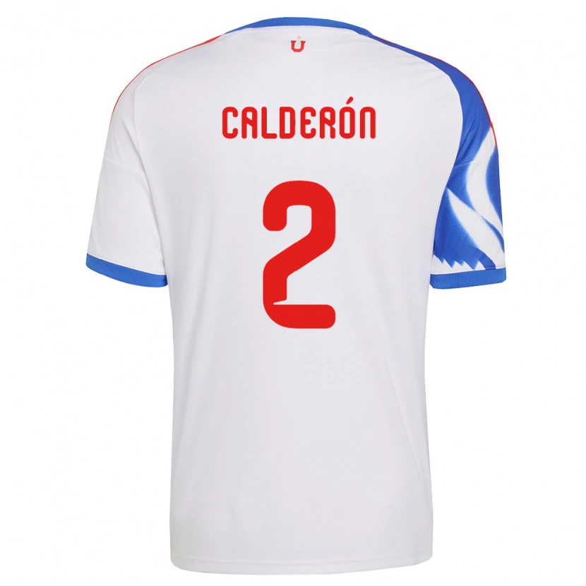 Danxen Damen Franco Calderón #2 Weiß Marineblau Auswärtstrikot Trikot 2026/27 T-Shirt Schweiz