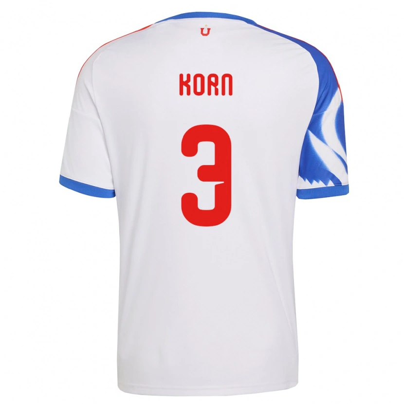 Danxen Damen Agustín Korn #3 Weiß Marineblau Auswärtstrikot Trikot 2026/27 T-Shirt Schweiz
