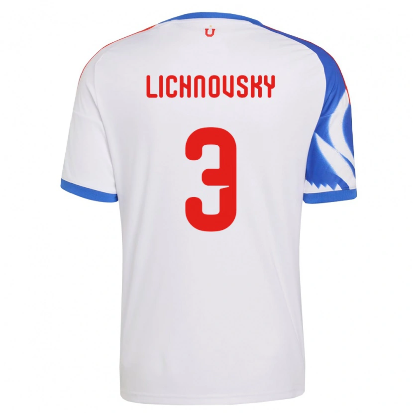Danxen Damen Igor Lichnovsky #3 Weiß Marineblau Auswärtstrikot Trikot 2026/27 T-Shirt Schweiz