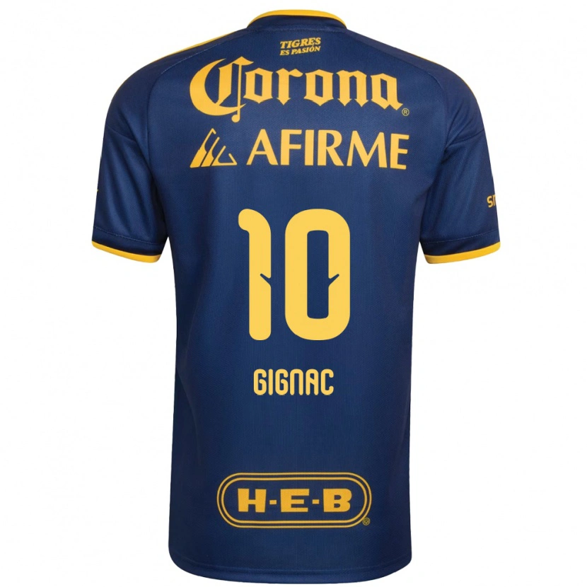 Danxen Damen Andre-Pierre Gignac #10 Königsblau Gelb Auswärtstrikot Trikot 2026/27 T-Shirt Schweiz