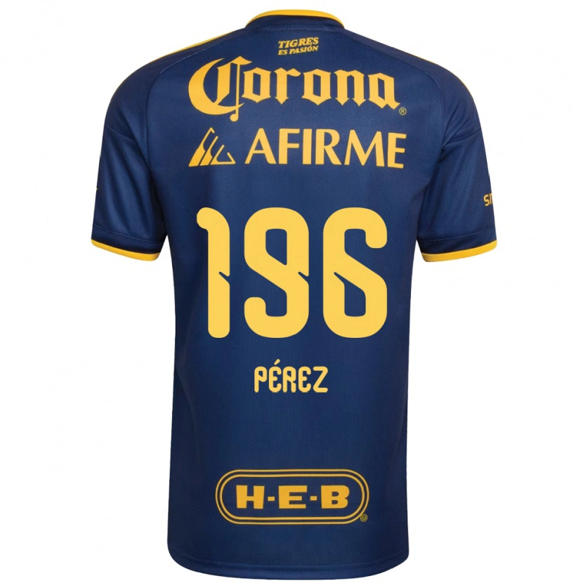 Danxen Damen Axel Pérez #196 Königsblau Gelb Auswärtstrikot Trikot 2026/27 T-Shirt Schweiz