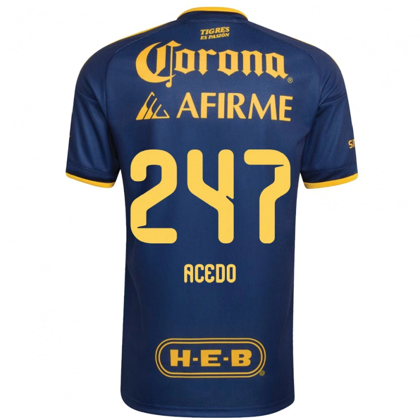 Danxen Damen Kevin Acedo #247 Königsblau Gelb Auswärtstrikot Trikot 2026/27 T-Shirt Schweiz