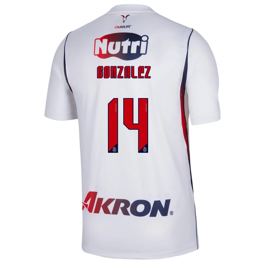 Danxen Damen Ivonne González #14 Rot Weiß Marineblau Auswärtstrikot Trikot 2026/27 T-Shirt Schweiz