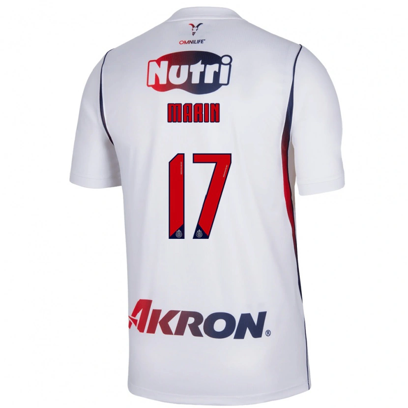 Danxen Damen Ricardo Marín #17 Rot Weiß Marineblau Auswärtstrikot Trikot 2026/27 T-Shirt Schweiz