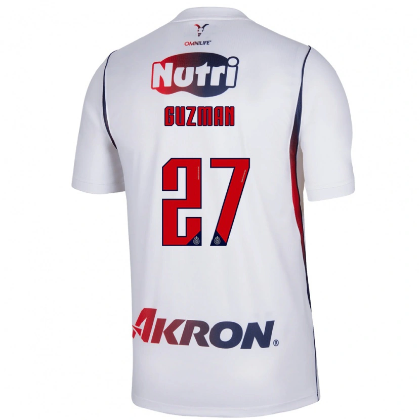 Danxen Damen Kinberly Guzmán #27 Rot Weiß Marineblau Auswärtstrikot Trikot 2026/27 T-Shirt Schweiz