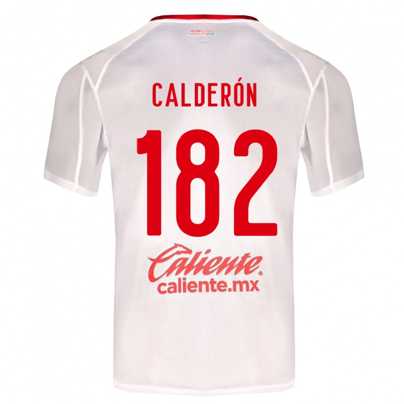 Danxen Damen Leonel Calderón #182 Weiß Grün Rot Auswärtstrikot Trikot 2026/27 T-Shirt Schweiz