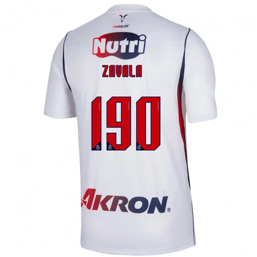 Danxen Damen Juan Zavala #190 Rot Weiß Marineblau Auswärtstrikot Trikot 2026/27 T-Shirt Schweiz