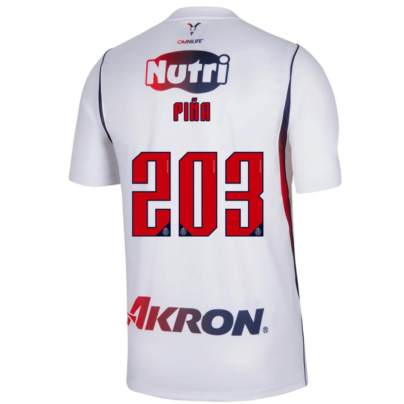 Danxen Damen Fernando Piña #203 Rot Weiß Marineblau Auswärtstrikot Trikot 2026/27 T-Shirt Schweiz