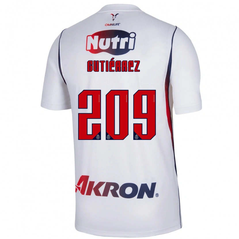Danxen Damen Edgar Gutiérrez #209 Rot Weiß Marineblau Auswärtstrikot Trikot 2026/27 T-Shirt Schweiz