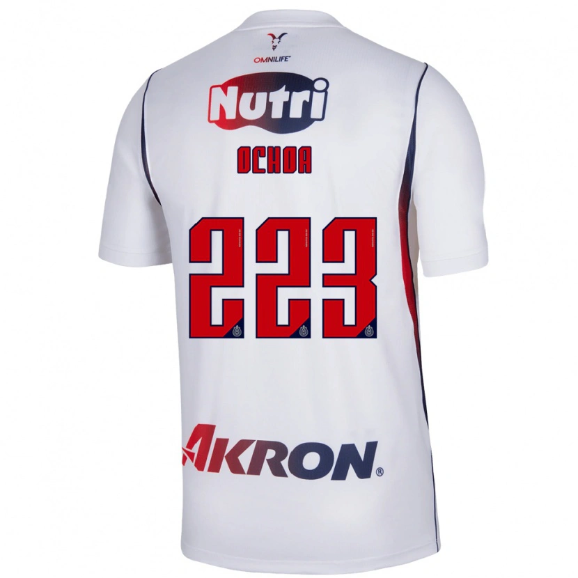 Danxen Damen Diego Ochoa #223 Rot Weiß Marineblau Auswärtstrikot Trikot 2026/27 T-Shirt Schweiz