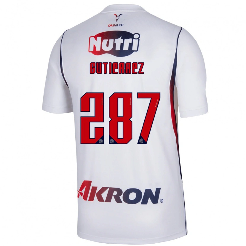 Danxen Damen Gerson Gutiérrez #287 Rot Weiß Marineblau Auswärtstrikot Trikot 2026/27 T-Shirt Schweiz