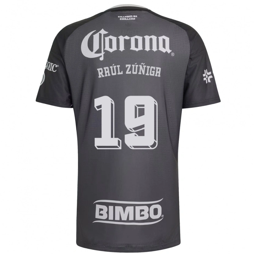 Danxen Damen José Raúl Zúñiga #19 Grau Weiß Schwarz Auswärtstrikot Trikot 2026/27 T-Shirt Schweiz