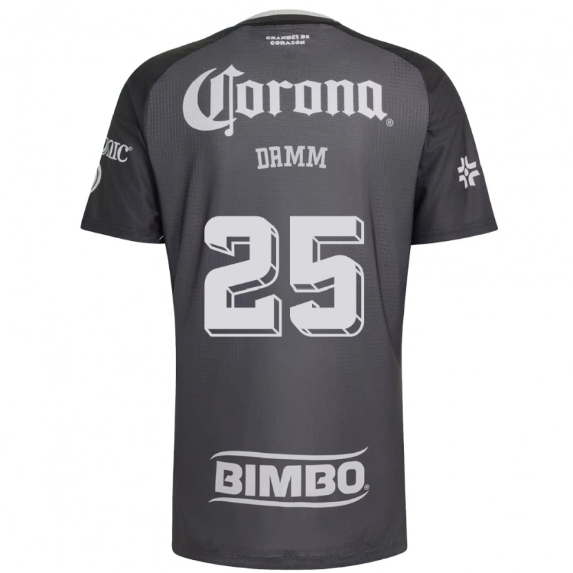Danxen Damen Jurgen Damm #25 Grau Weiß Schwarz Auswärtstrikot Trikot 2026/27 T-Shirt Schweiz