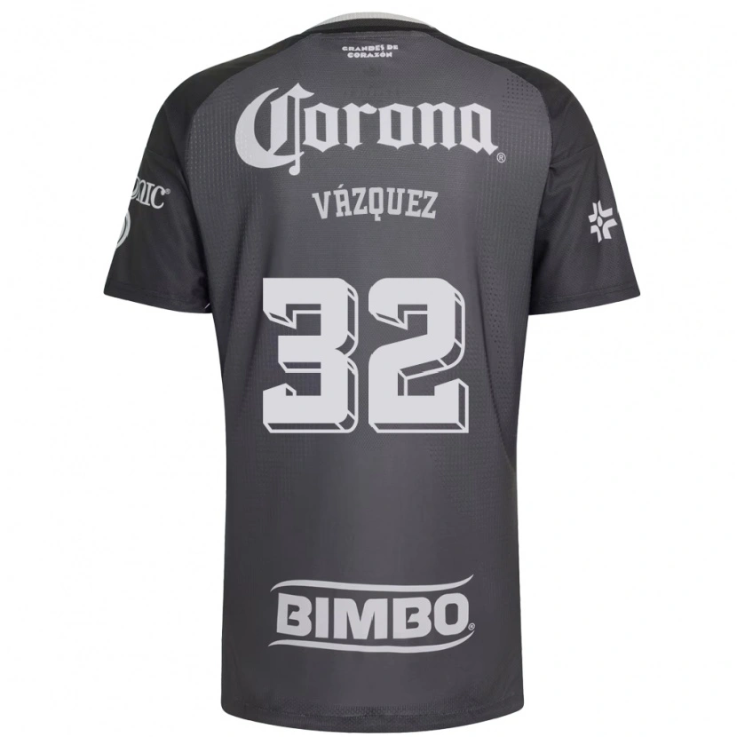 Danxen Damen Miguel Vázquez #32 Grau Weiß Schwarz Auswärtstrikot Trikot 2026/27 T-Shirt Schweiz