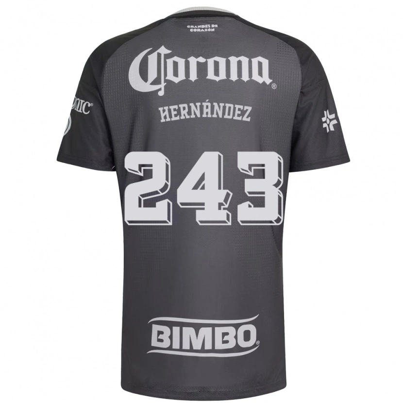 Danxen Damen Eduardo Hernández #243 Grau Weiß Schwarz Auswärtstrikot Trikot 2026/27 T-Shirt Schweiz