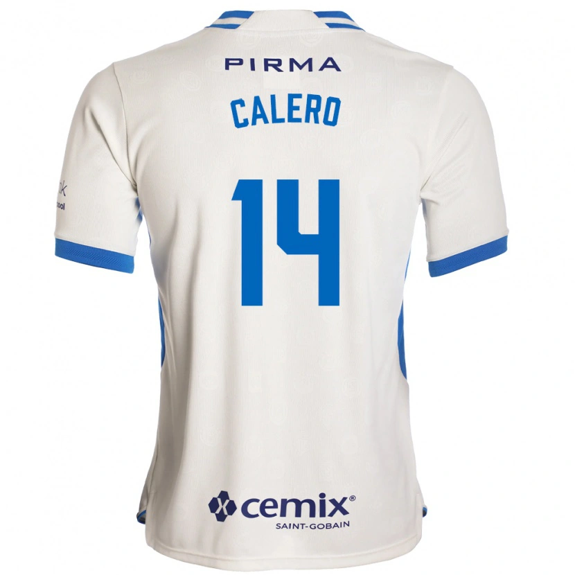 Danxen Damen Juan Calero #14 Weiß Blau Rot Auswärtstrikot Trikot 2026/27 T-Shirt Schweiz