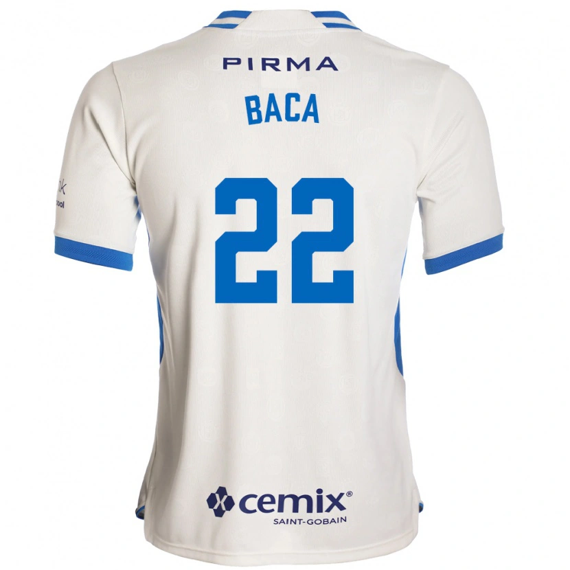 Danxen Damen Rafael Baca #22 Weiß Blau Rot Auswärtstrikot Trikot 2026/27 T-Shirt Schweiz