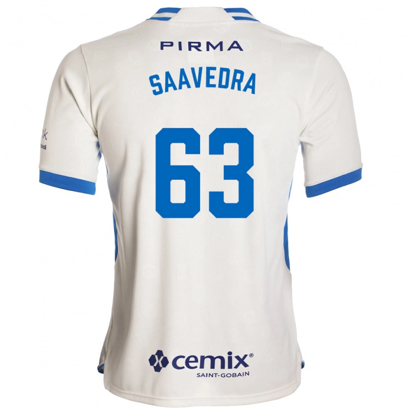 Danxen Damen Ángel Saavedra #63 Weiß Blau Rot Auswärtstrikot Trikot 2026/27 T-Shirt Schweiz
