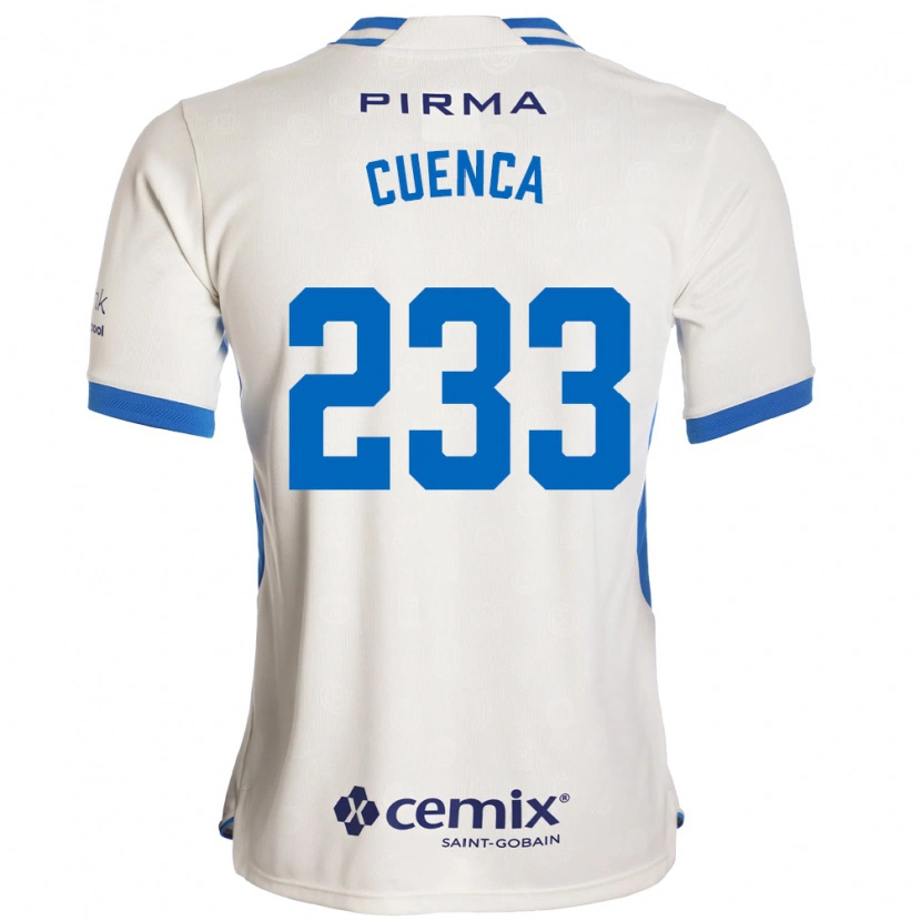 Danxen Damen Yazziel Cuenca #233 Weiß Blau Rot Auswärtstrikot Trikot 2026/27 T-Shirt Schweiz
