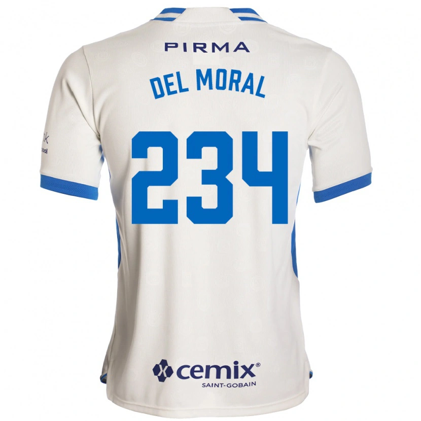 Danxen Damen Matías Del Moral #234 Weiß Blau Rot Auswärtstrikot Trikot 2026/27 T-Shirt Schweiz
