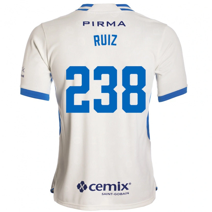Danxen Damen Abel Ruiz #238 Weiß Blau Rot Auswärtstrikot Trikot 2026/27 T-Shirt Schweiz