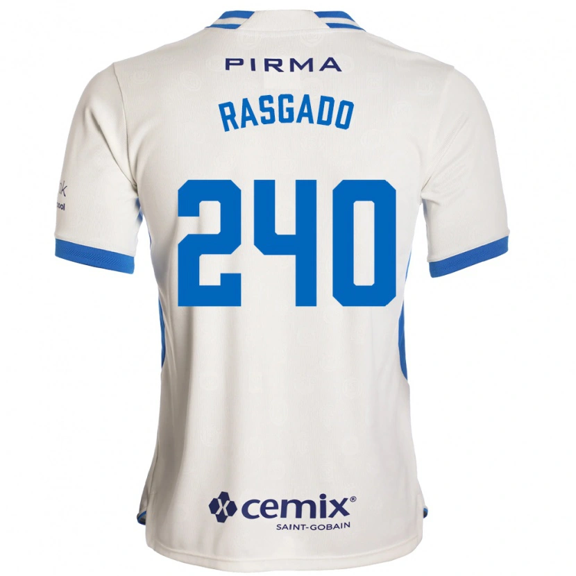 Danxen Damen Patricio Rasgado #240 Weiß Blau Rot Auswärtstrikot Trikot 2026/27 T-Shirt Schweiz