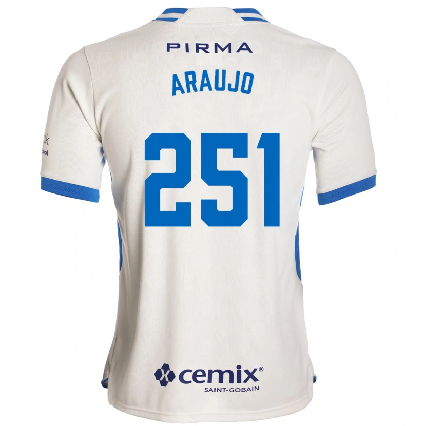 Danxen Damen Francisco Araujo #251 Weiß Blau Rot Auswärtstrikot Trikot 2026/27 T-Shirt Schweiz
