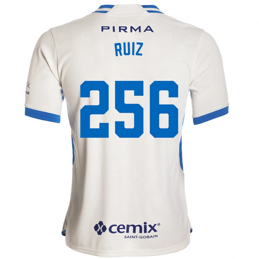 Danxen Damen Fernando Ruiz #256 Weiß Blau Rot Auswärtstrikot Trikot 2026/27 T-Shirt Schweiz