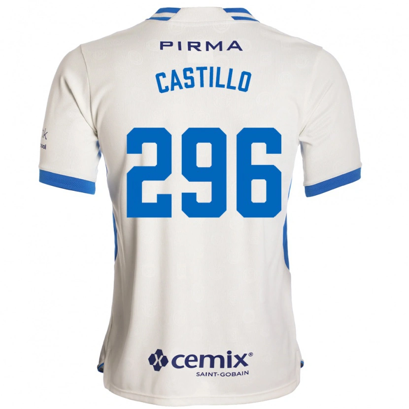 Danxen Damen Eduardo Castillo #296 Weiß Blau Rot Auswärtstrikot Trikot 2026/27 T-Shirt Schweiz