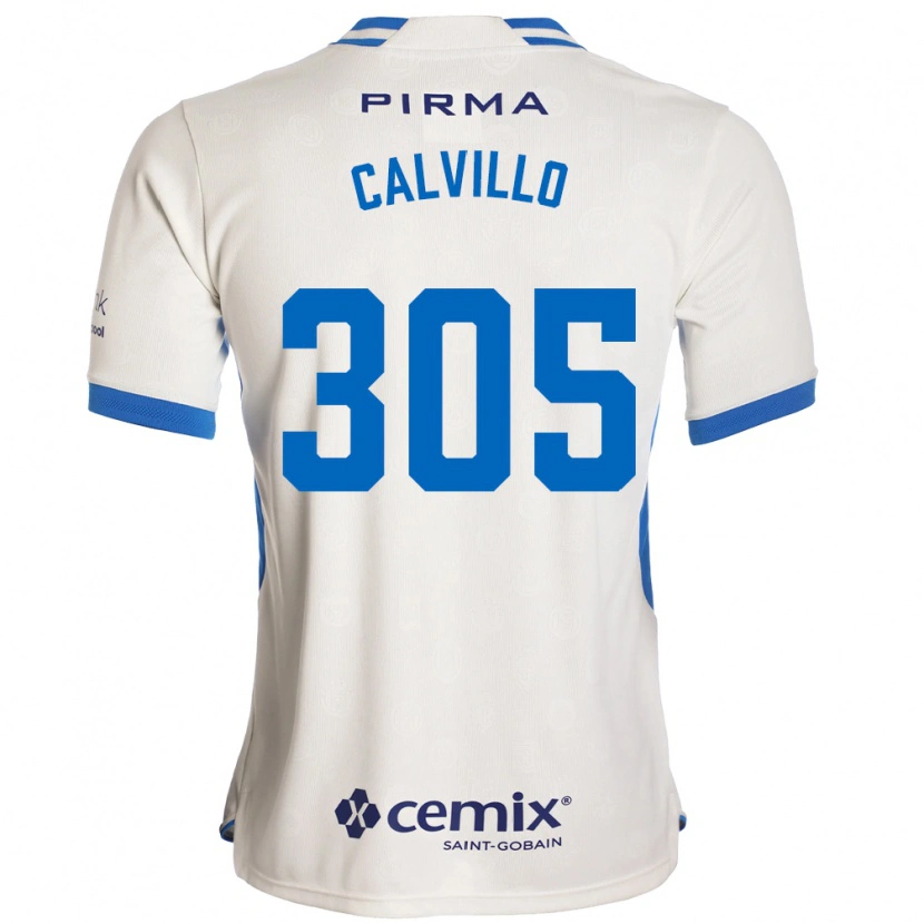 Danxen Damen Carlos Calvillo #305 Weiß Blau Rot Auswärtstrikot Trikot 2026/27 T-Shirt Schweiz