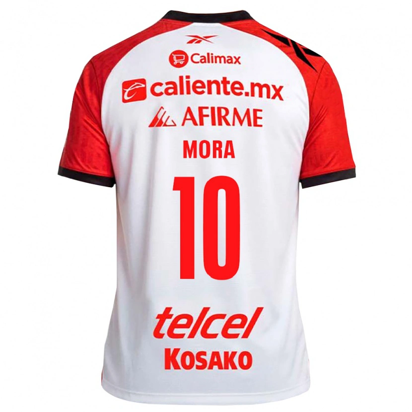 Danxen Damen Gilberto Mora #10 Weiß Schwarz Rot Auswärtstrikot Trikot 2026/27 T-Shirt Schweiz