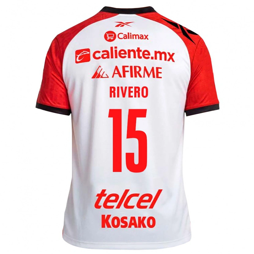 Danxen Damen Ignacio Rivero #15 Weiß Schwarz Rot Auswärtstrikot Trikot 2026/27 T-Shirt Schweiz