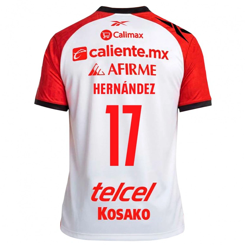 Danxen Damen Rubén Hernández #17 Weiß Schwarz Rot Auswärtstrikot Trikot 2026/27 T-Shirt Schweiz