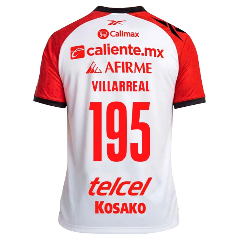 Danxen Damen Óscar Villarreal #195 Weiß Schwarz Rot Auswärtstrikot Trikot 2026/27 T-Shirt Schweiz