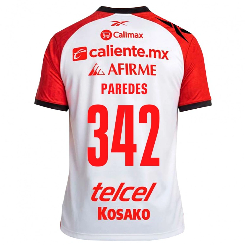 Danxen Damen Santiago Paredes #342 Weiß Schwarz Rot Auswärtstrikot Trikot 2026/27 T-Shirt Schweiz